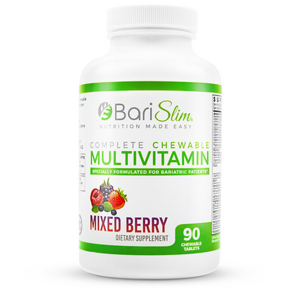 Complete Chewable Bariatric Multivitamin Mixed Berry 90 Tablets
