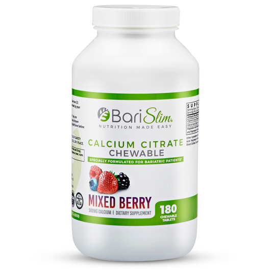 Bariatric Calcium Citrate Chewable Mixed Berry-180 tablets