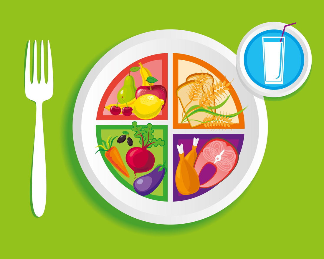 Healthy diet consisting fruits and vegetables