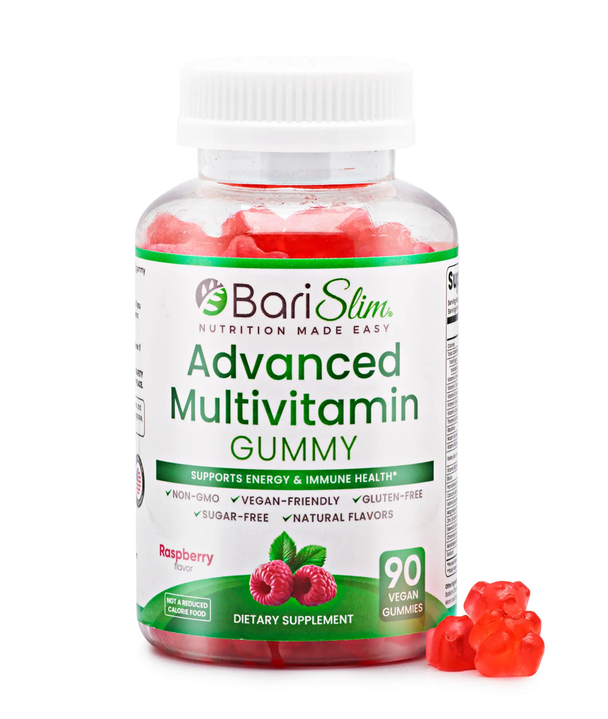 Advanced Multivitamin Gummy - Raspberry – BariSlim