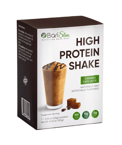 High Protein Shake - Delicious & Nutritious Meal Replacement Shake - Low Sugar & Carb - Carmel Caffe Latte