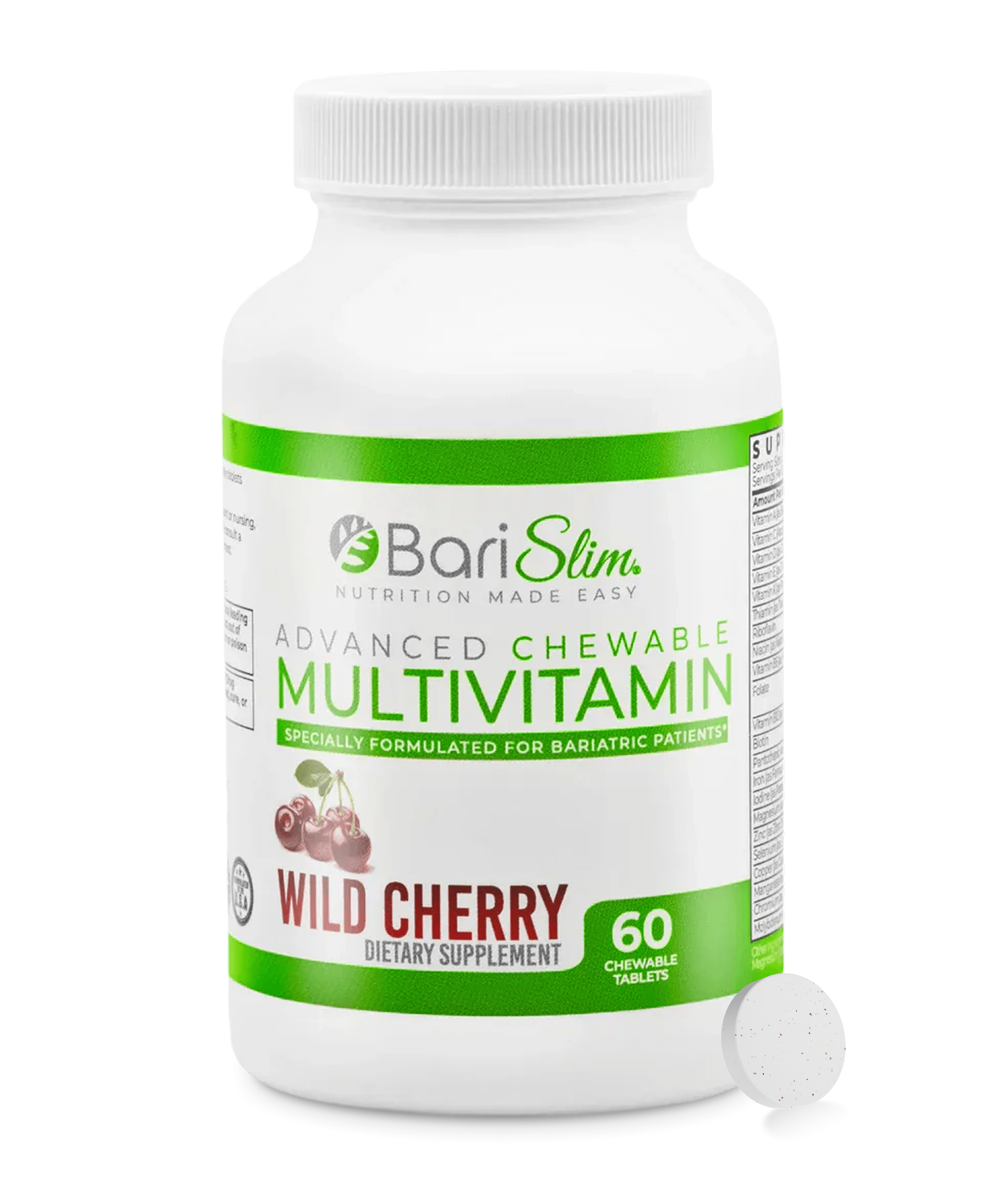 Bariatric Multivitamin Chewable Supplements | BariSlim