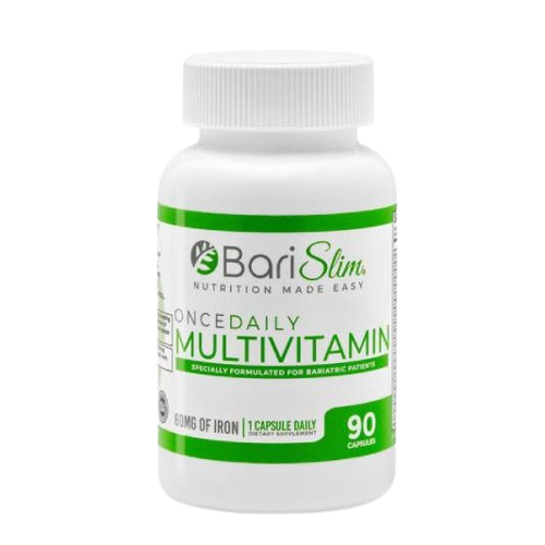 Once Daily Bariatric Multivitamin - 60mg of Iron - 90 Capsules