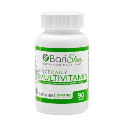 Once Daily Bariatric Multivitamin - 60mg of Iron - 90 Capsules