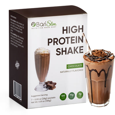 High Protein Shake - Delicious & Nutritious Meal Replacement Shake - Low Sugar & Carb - Chocolate