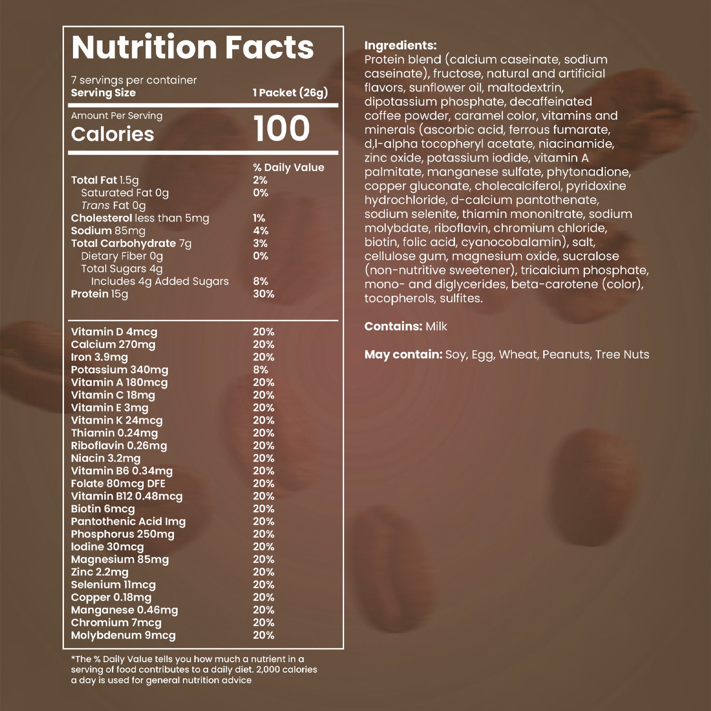 High Protein Shake - Delicious & Nutritious Meal Replacement Shake - Low Sugar & Carb - Carmel Caffe Latte