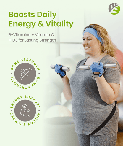 Once Daily Bariatric Multivitamin - 60mg of Iron - 30 Capsules