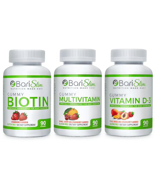 Bariatric Multivitamin Gummy 3-Pack (Multivitamin, Biotin, Vitamin D-3)