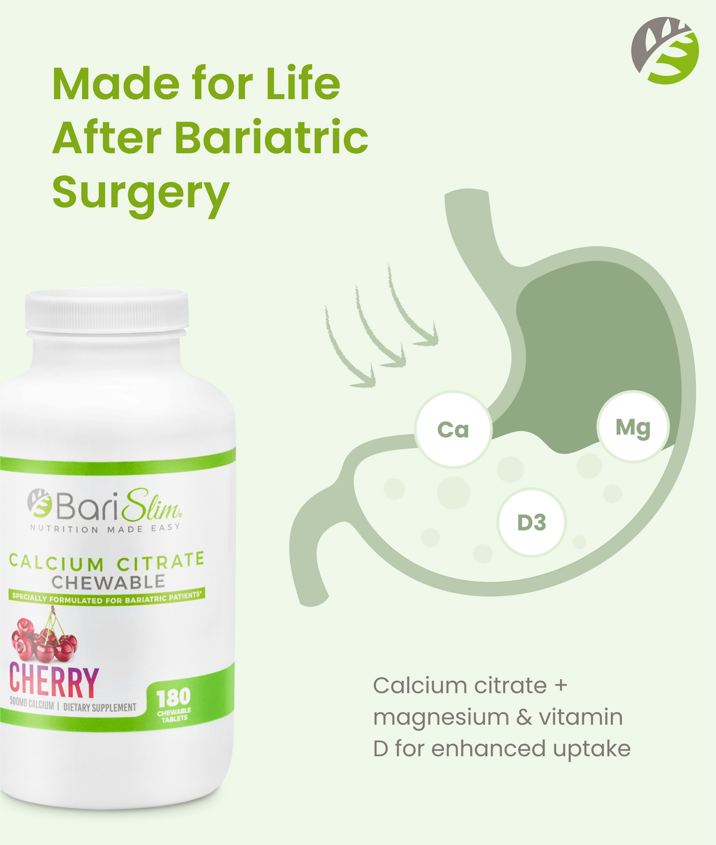 Calcium Citrate Chewable - Cherry