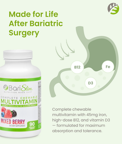 Complete Chewable Bariatric Multivitamin - Mixed Berry