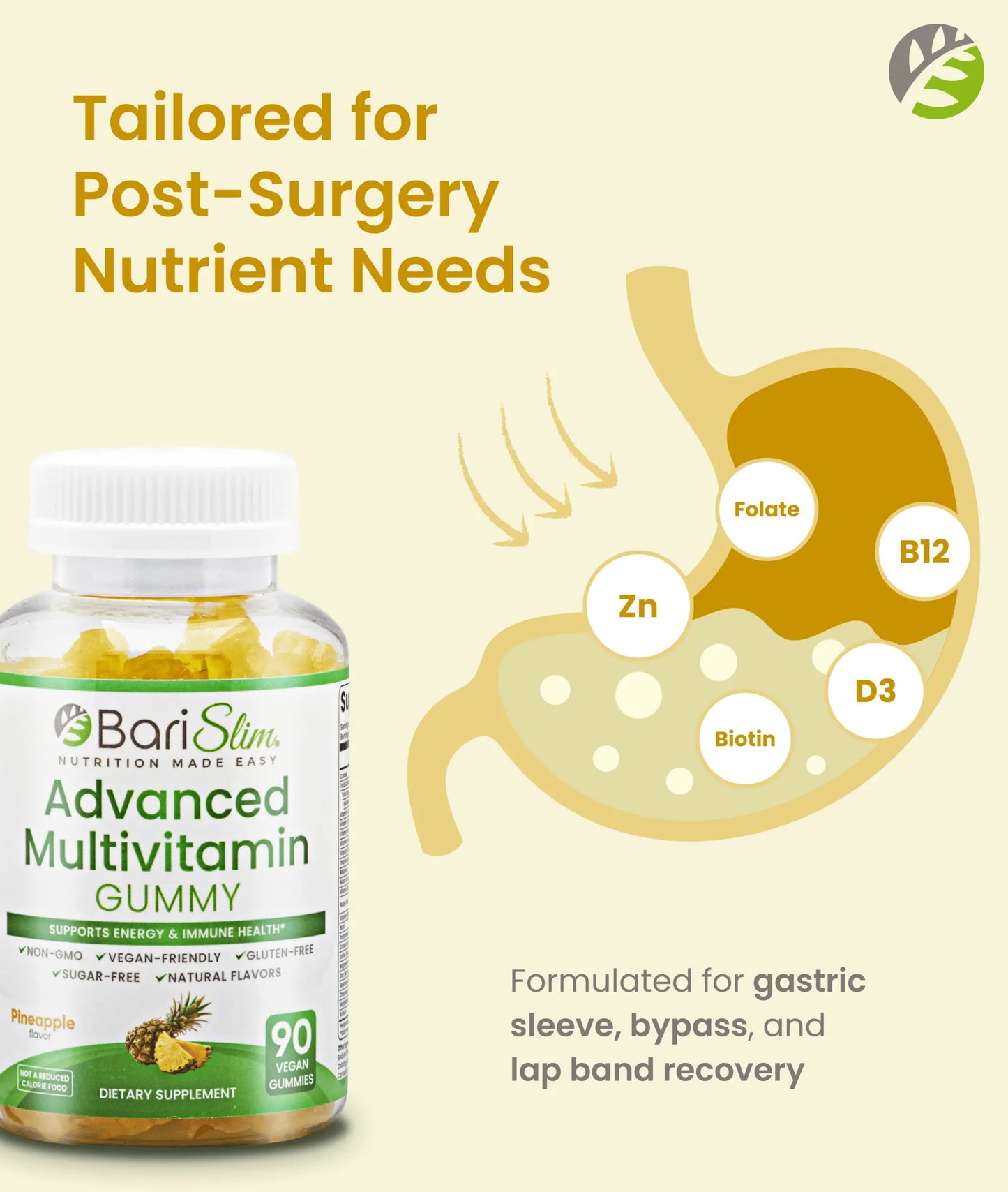 Advanced Multivitamin Gummy - Pineapple