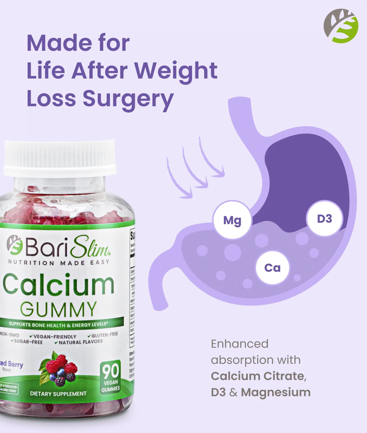 Calcium Gummy - Mixed Berry