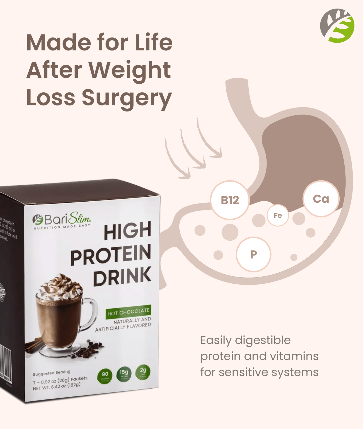 High Protein Shake - Delicious & Nutritious Meal Replacement Shake - Low Sugar & Carb - Hot Chocolate