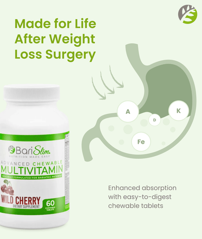 Advanced Chewable Bariatric Multivitamin - Wild Cherry