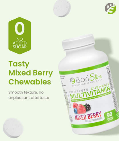 Complete Chewable Bariatric Multivitamin - Mixed Berry