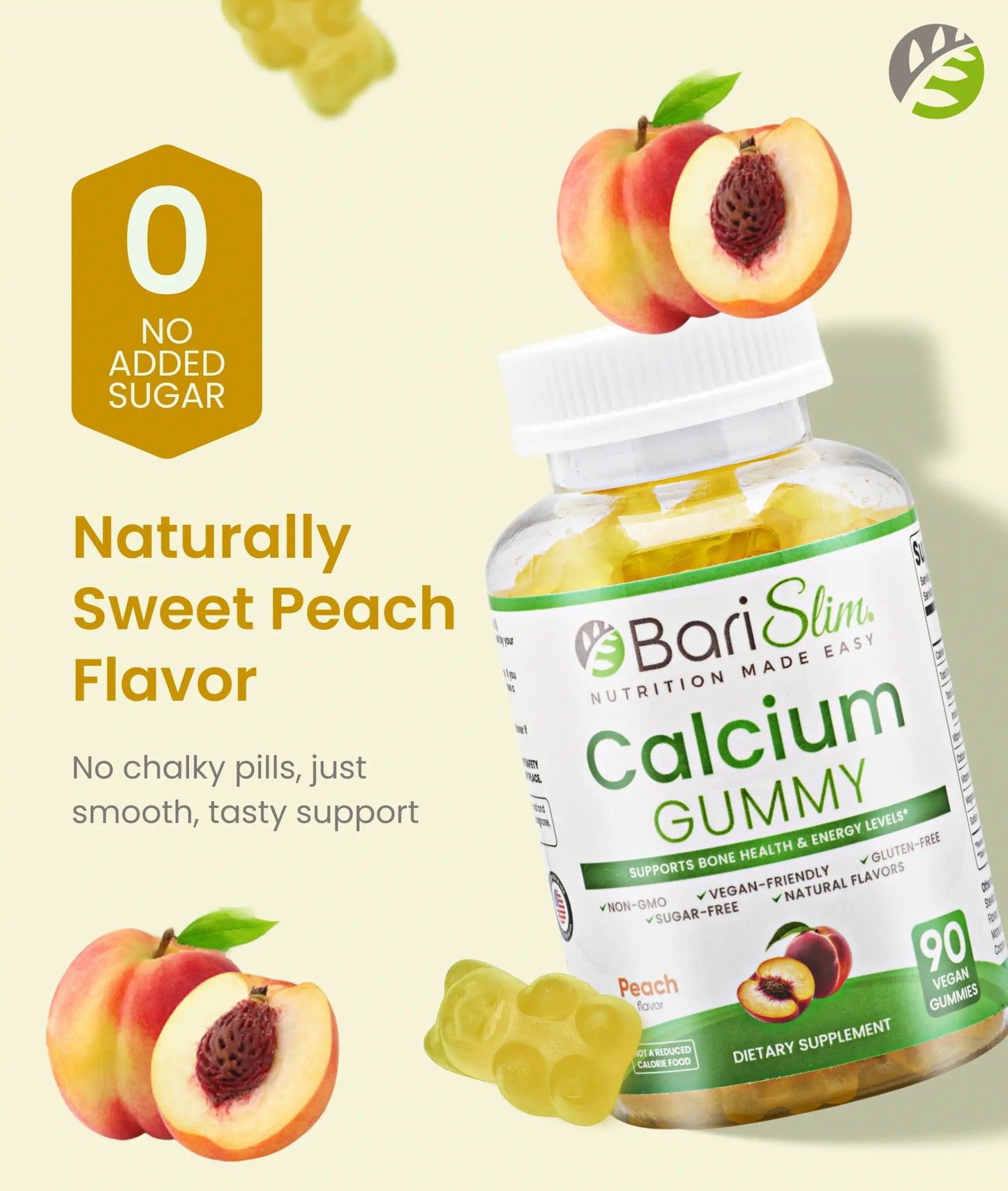 Calcium Gummy - Peach