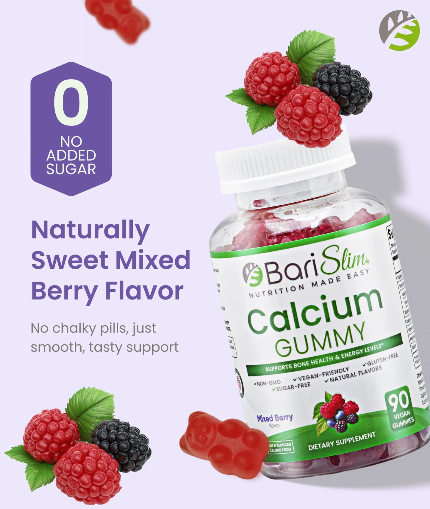 Calcium Gummy - Mixed Berry