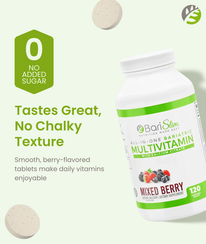 All-In-One Chewable Bariatric Multivitamin - Mixed Berry