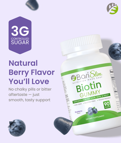 Biotin Gummy – Blueberry