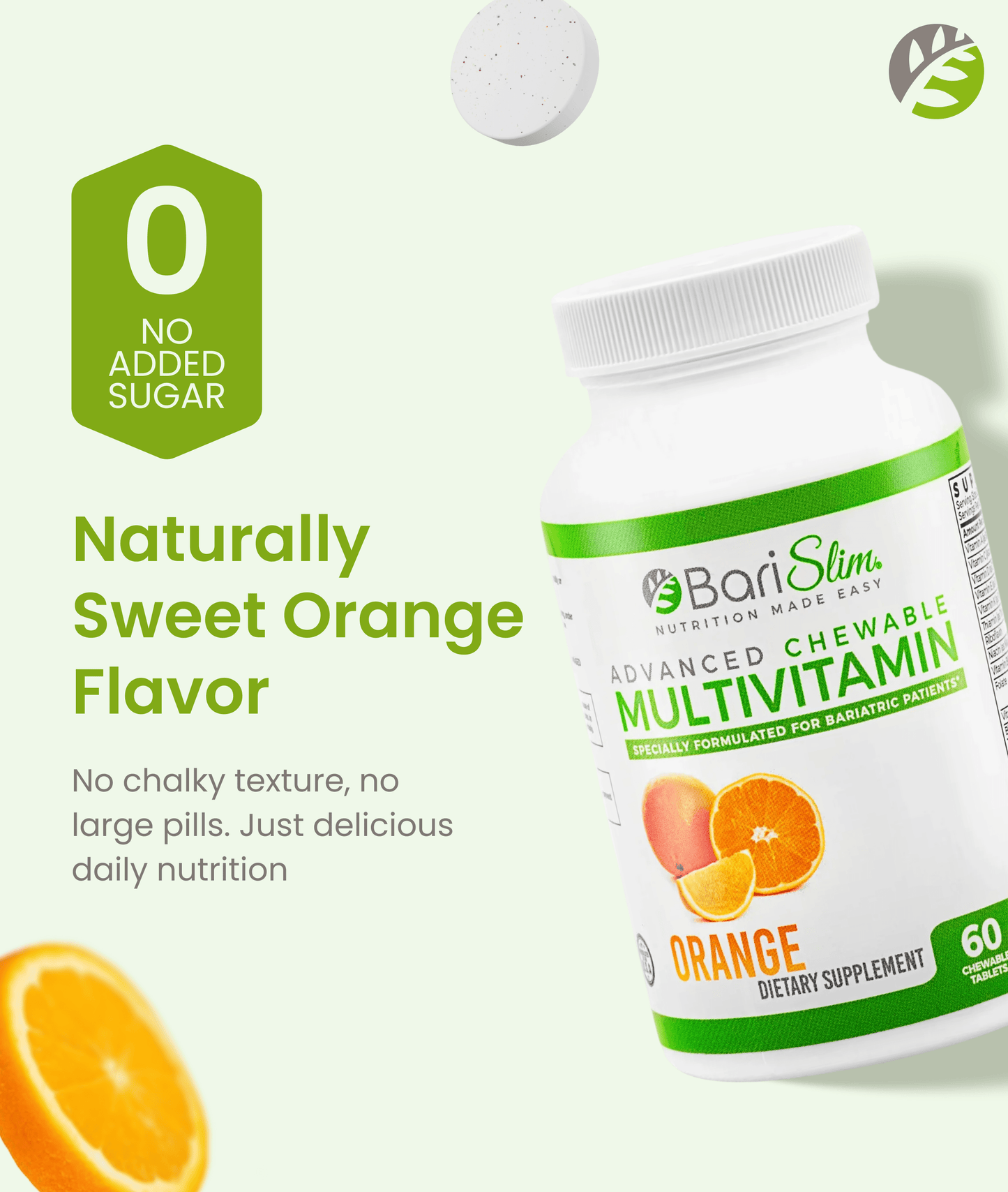 Advanced Chewable Bariatric Multivitamin - Orange