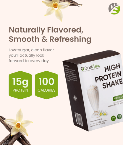 High Protein Shake - Delicious & Nutritious Meal Replacement Shake - Low Sugar & Carb - Vanilla