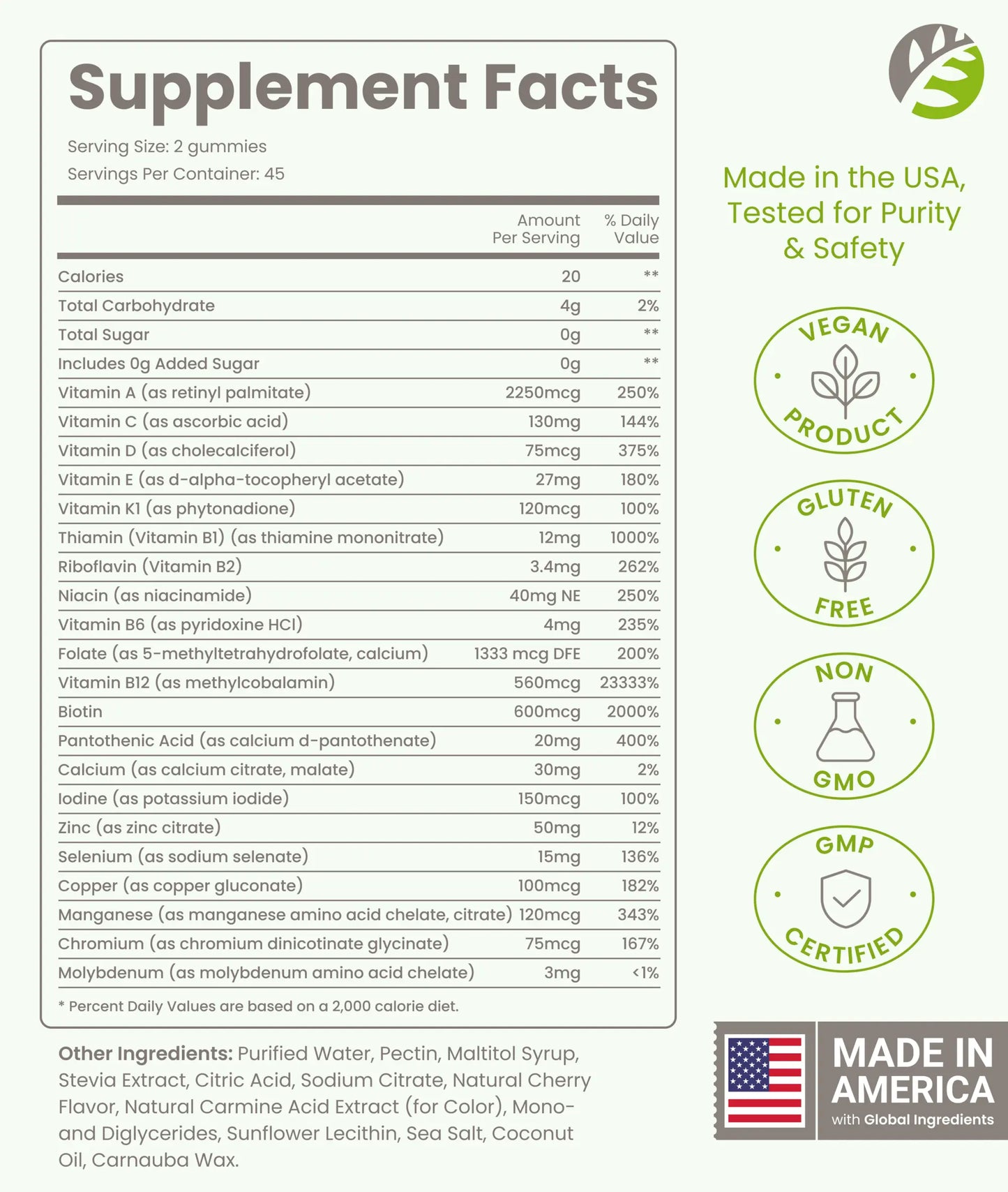 Advanced Multivitamin Gummy - Kiwi
