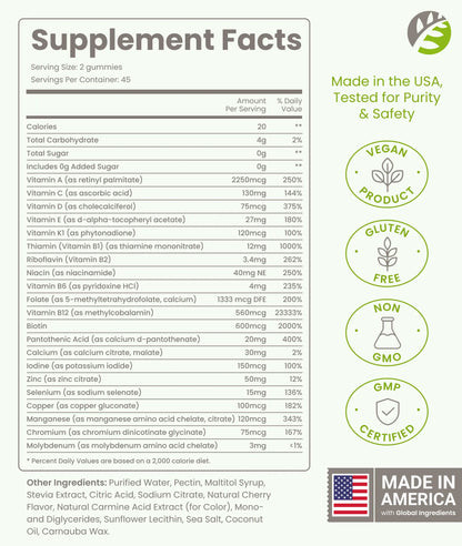 Advanced Multivitamin Gummy - Kiwi