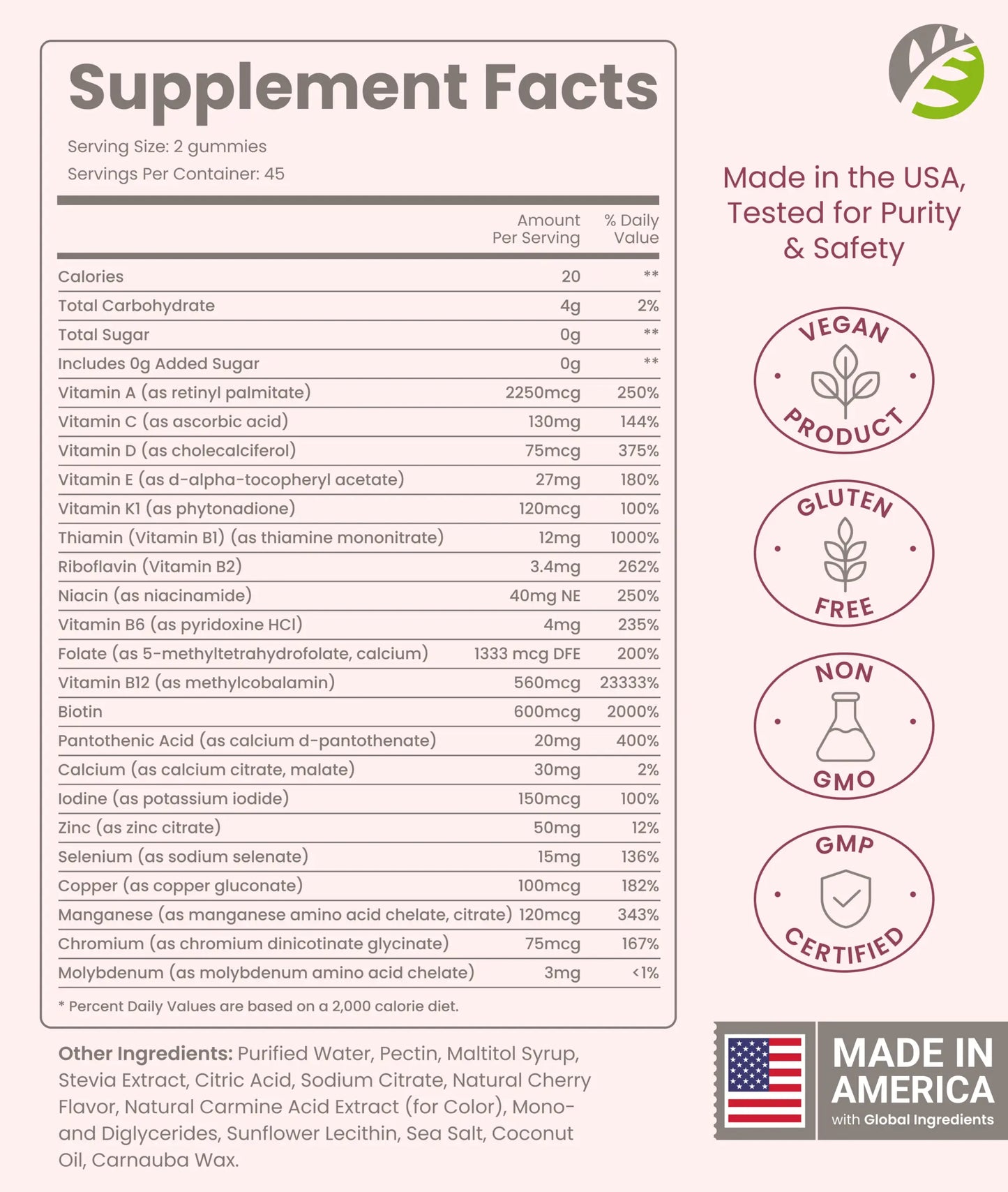 Advanced Multivitamin Gummy - Cherry