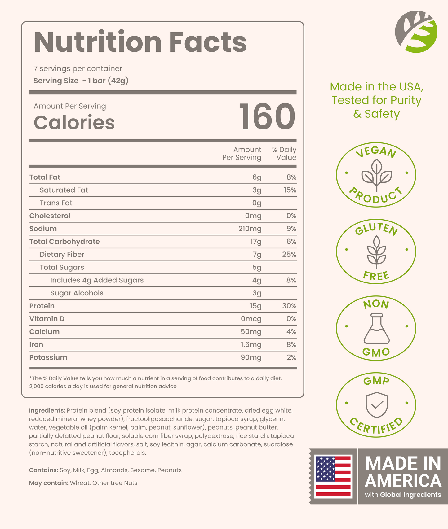 High Protein Snack Bar for Bariatric Patients - Nutrient Rich Snack for Post-Surgery Wellness - Fluffy Nutter