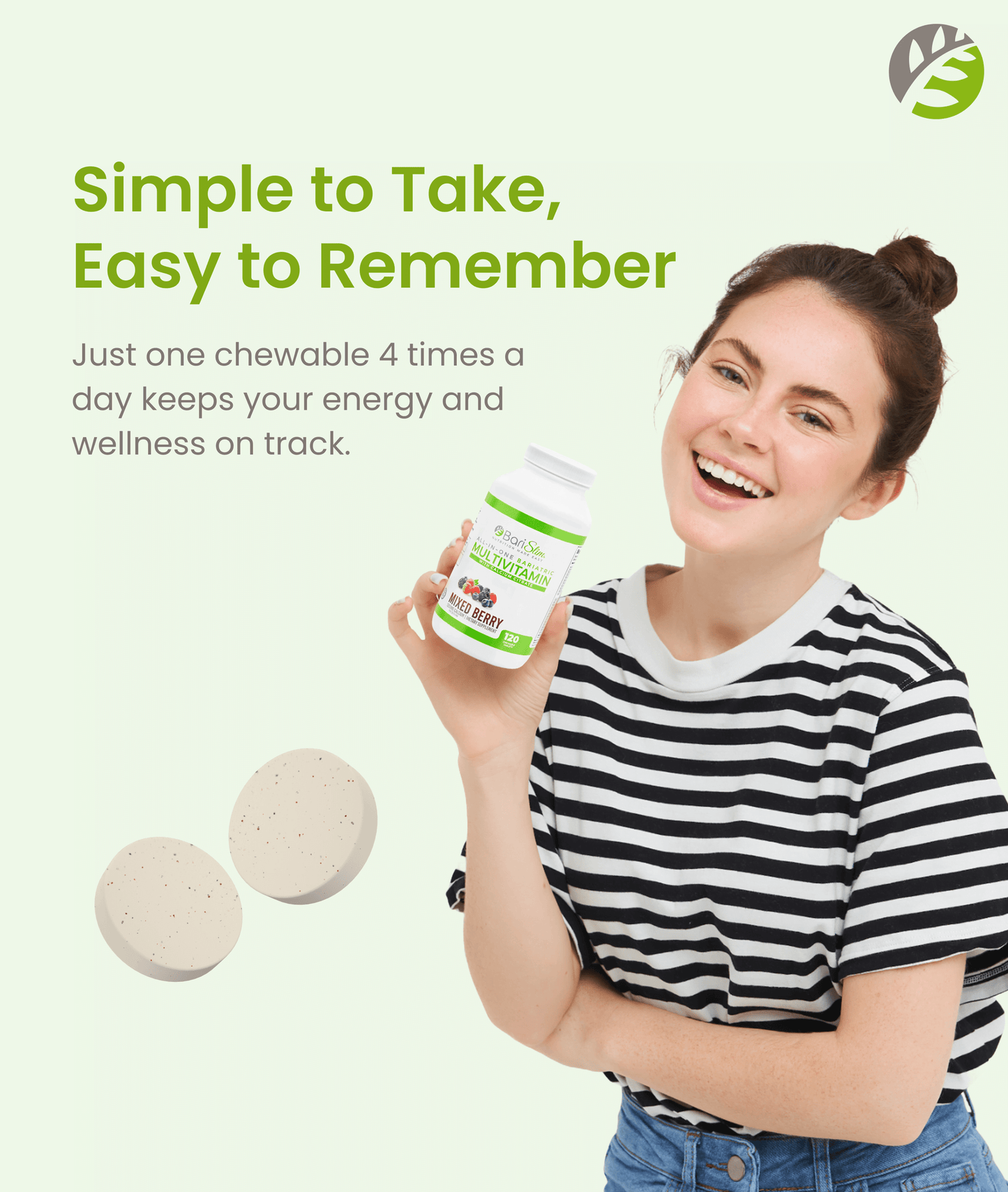 All-In-One Chewable Bariatric Multivitamin - Mixed Berry