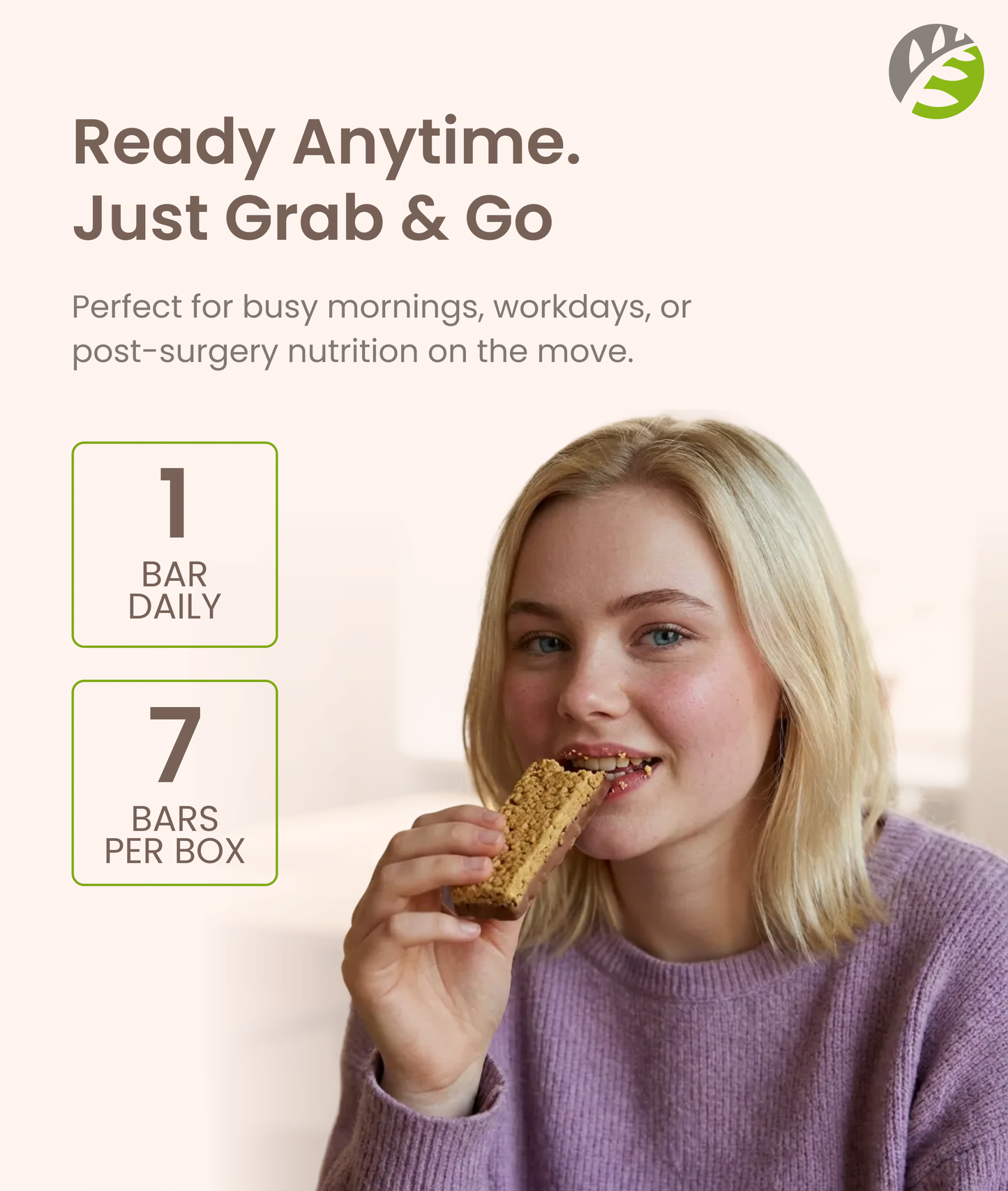 High Protein Snack Bar for Bariatric Patients - Nutrient Rich Snack for Post-Surgery Wellness - Fluffy Nutter