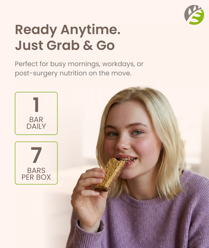 High Protein Snack Bar for Bariatric Patients - Nutrient Rich Snack for Post-Surgery Wellness - Fluffy Nutter