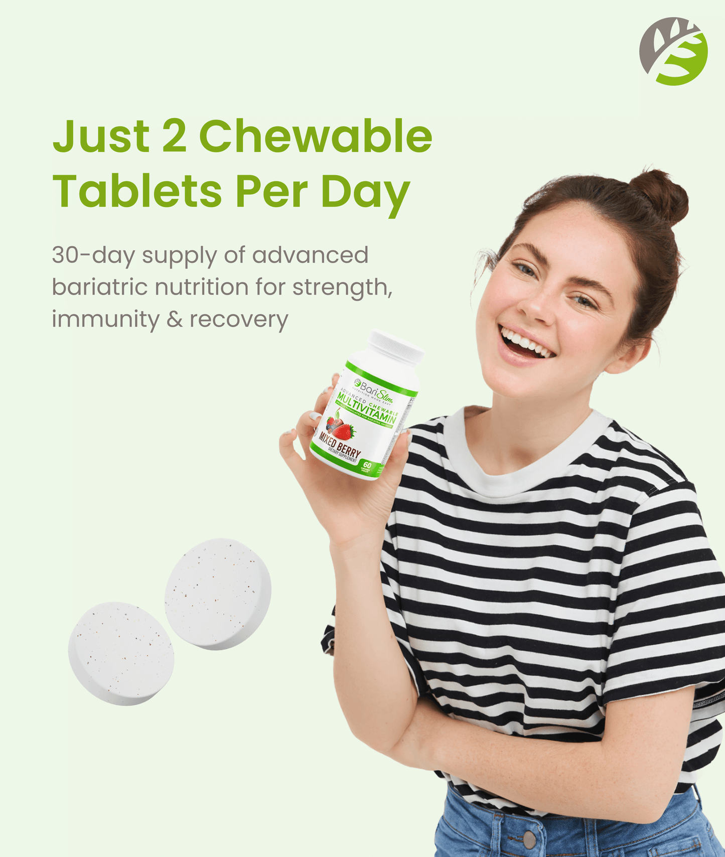 Advanced Chewable Bariatric Multivitamin - Mixed Berry