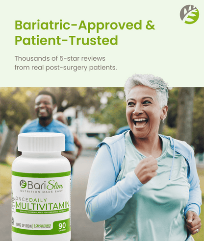 Once Daily Bariatric Multivitamin - 18mg of Iron - 90 Capsules