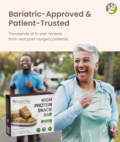 High Protein Snack Bar for Bariatric Patients - Nutrient Rich Snack for Post-Surgery Wellness - Fluffy Nutter