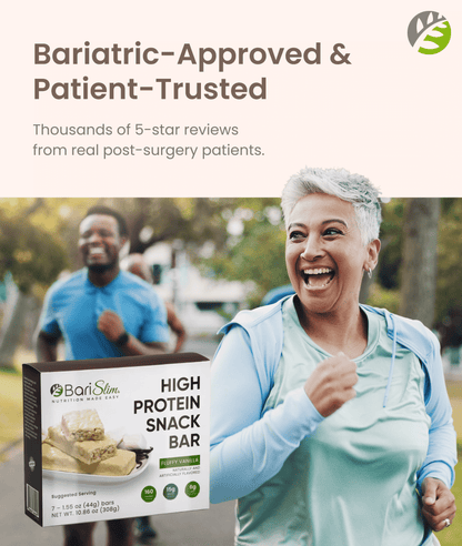 High Protein Snack Bar for Bariatric Patients - Nutrient Rich Snack for Post-Surgery Wellness - Fluffy Vanilla