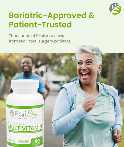 Once Daily Bariatric Multivitamin - Iron Free - 90 Capsules