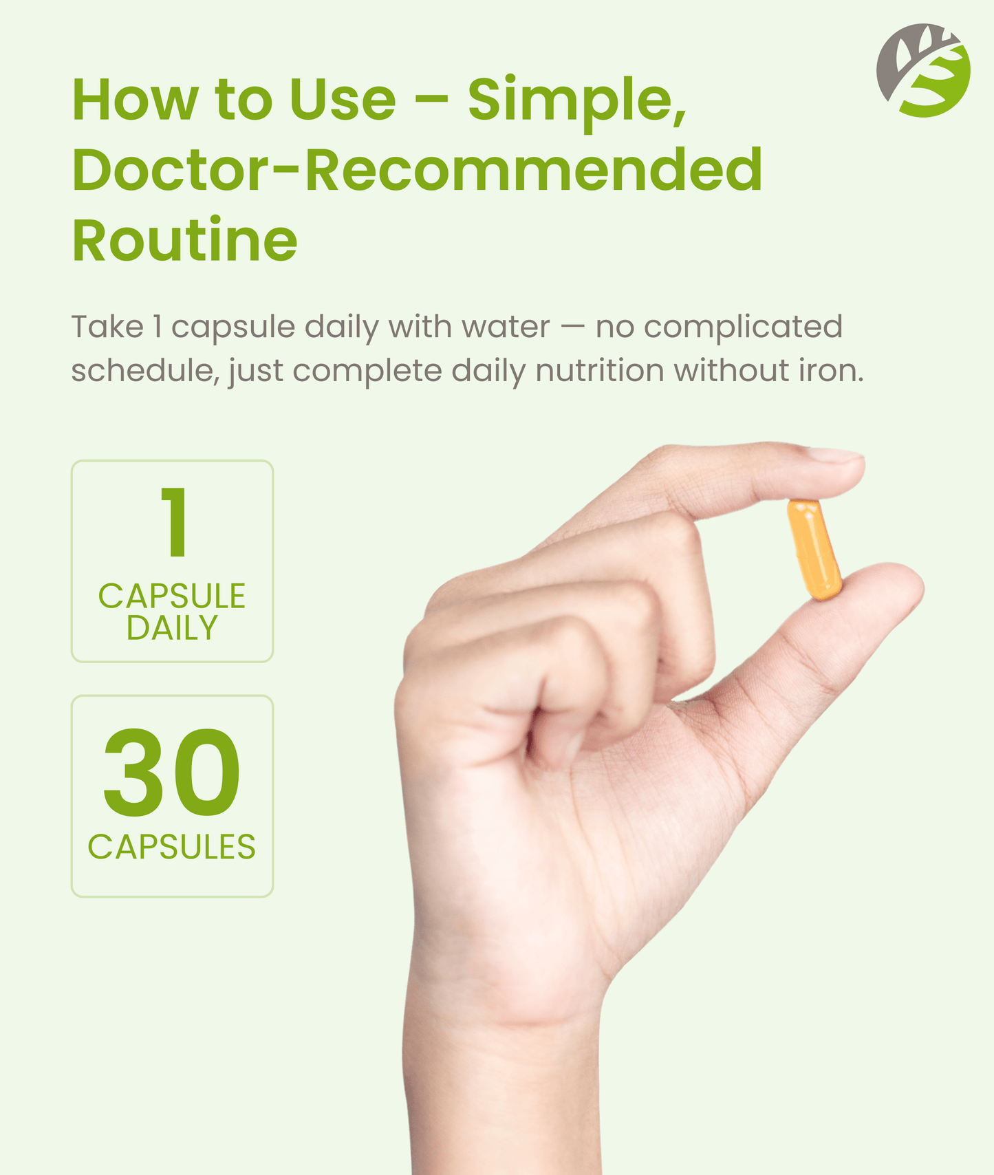 Once Daily Bariatric Multivitamin - Iron Free - 30 Capsules