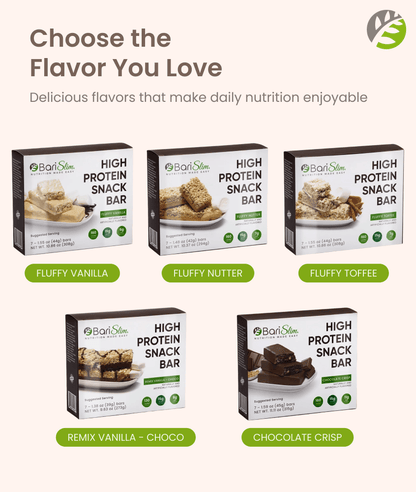 High Protein Snack Bar for Bariatric Patients - Nutrient Rich Snack for Post-Surgery Wellness - Fluffy Nutter