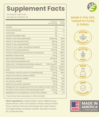 Advanced Multivitamin Gummy - Pineapple