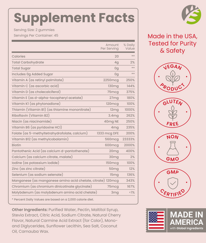 Advanced Multivitamin Gummy - Strawberry