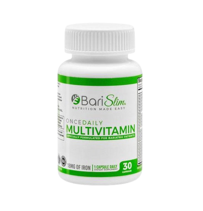 Once Daily Bariatric Multivitamin - 18mg of Iron - 30 Capsules