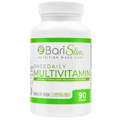 Once Daily Bariatric Multivitamin - 45mg of Iron - 90 Capsules