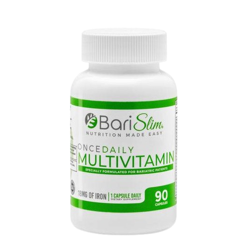 Once Daily Bariatric Multivitamin - 18mg of Iron - 90 Capsules