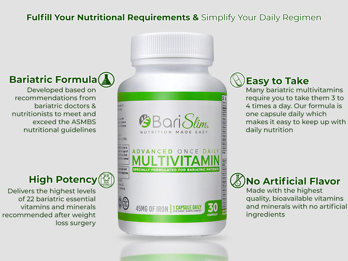 Advanced Once Daily Bariatric Multivitamin - 30 Capsules