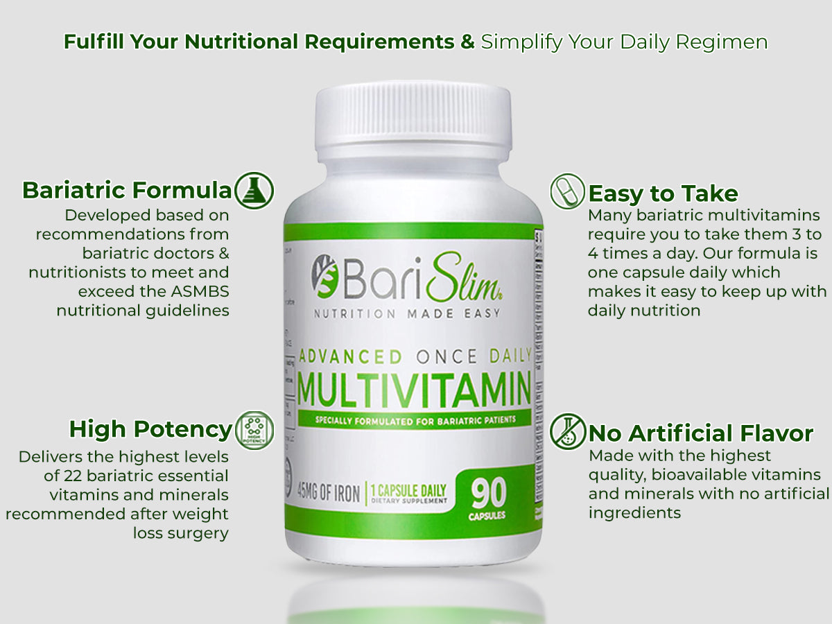 Advanced Once Daily Bariatric Multivitamin - 90 Capsules