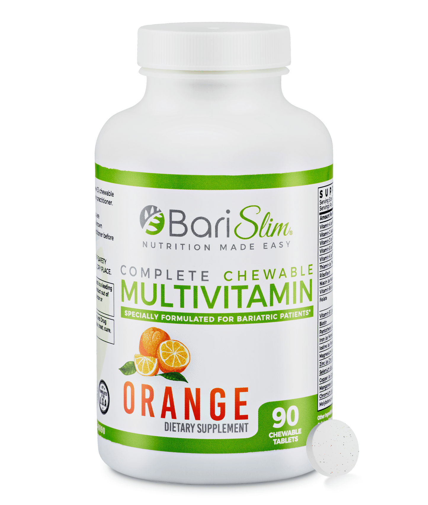 Complete Chewable Bariatric Multivitamin - Orange
