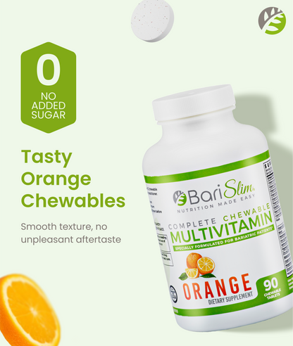 Complete Chewable Bariatric Multivitamin - Orange