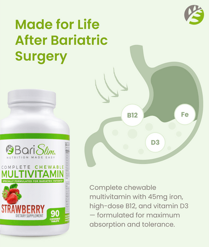 Complete Chewable Bariatric Multivitamin - Strawberry