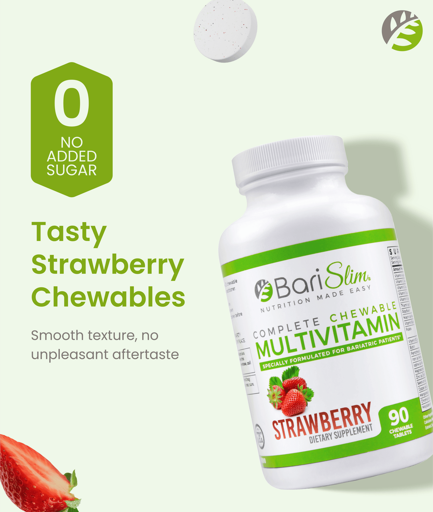 Complete Chewable Bariatric Multivitamin - Strawberry